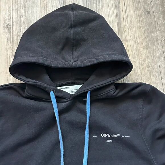 Off-White FW19 Abstract Arrow Pullover Hoodie Size XS - Picture 3 of 9